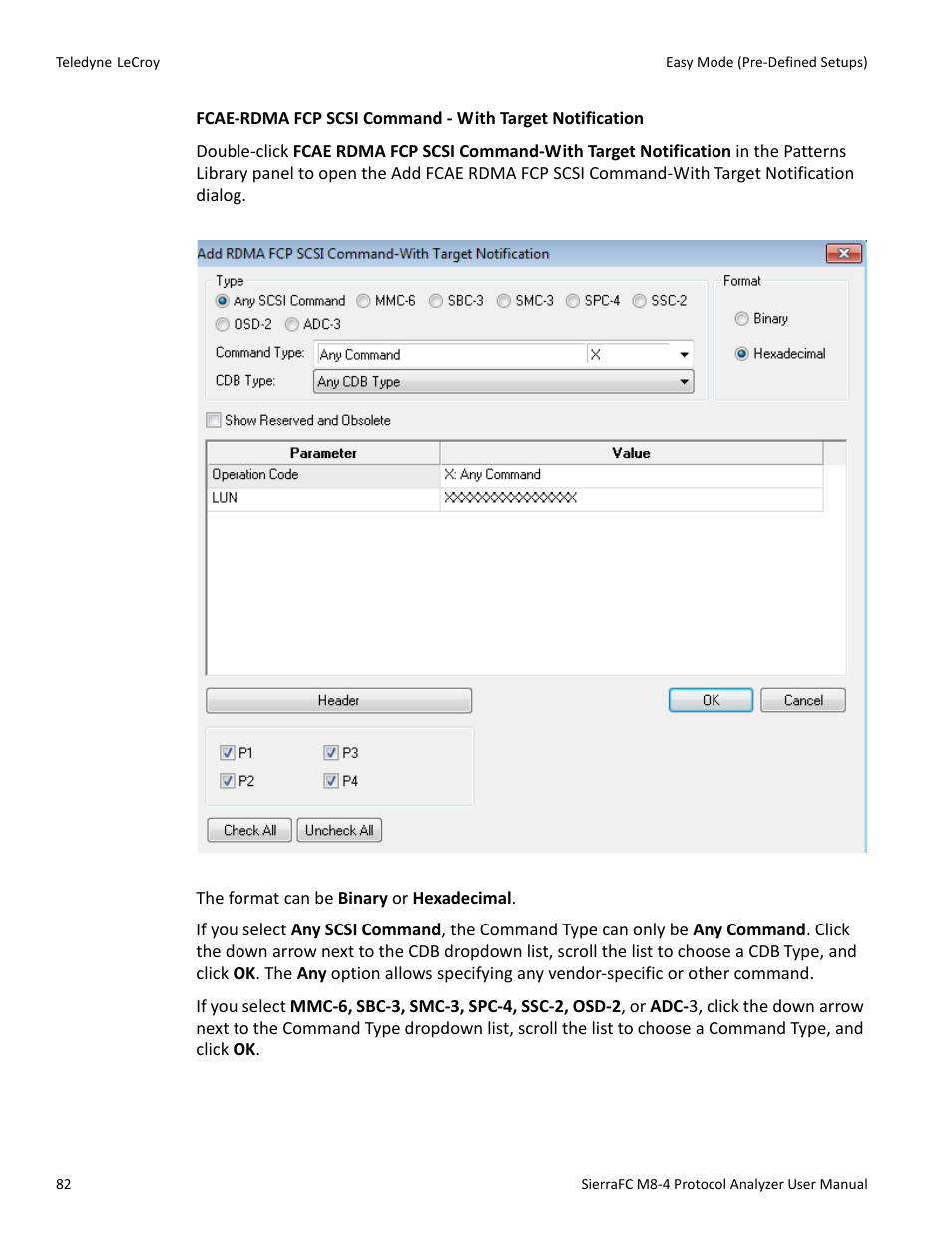 Teledyne LeCroy SierraFC M8-4 User Manual User Manual | Page 82 / 335