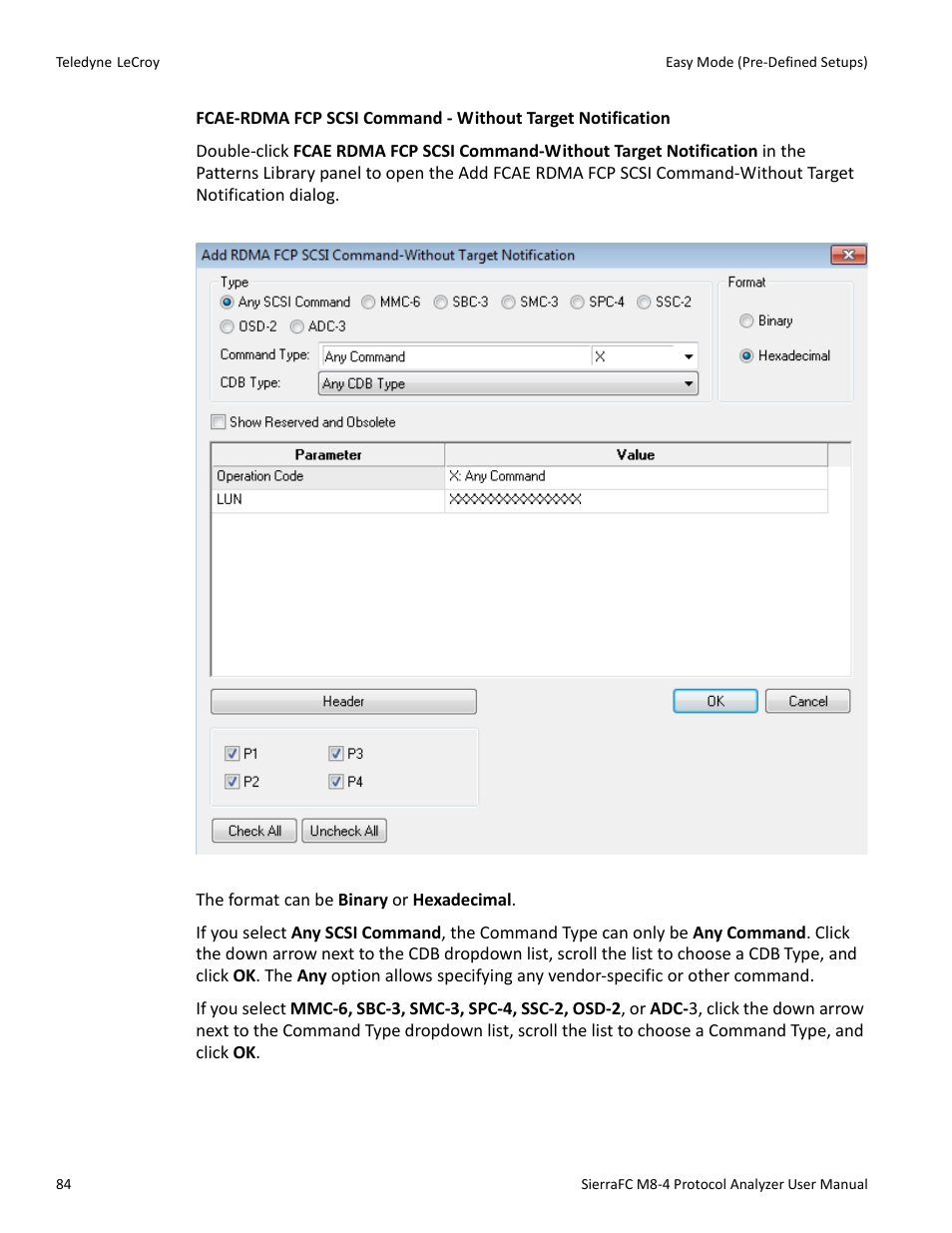 Teledyne LeCroy SierraFC M8-4 User Manual User Manual | Page 84 / 335