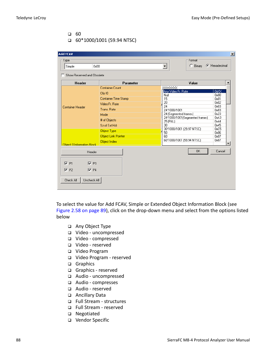 Teledyne LeCroy SierraFC M8-4 User Manual User Manual | Page 88 / 335