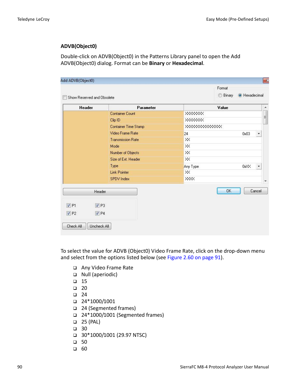 Advb | Teledyne LeCroy SierraFC M8-4 User Manual User Manual | Page 90 / 335