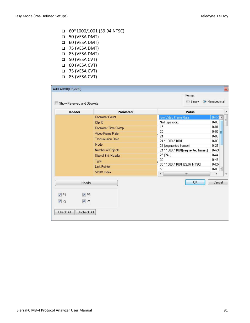 Teledyne LeCroy SierraFC M8-4 User Manual User Manual | Page 91 / 335