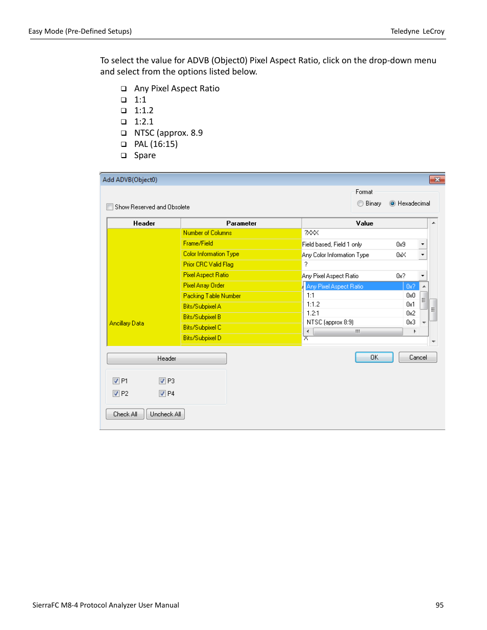 Teledyne LeCroy SierraFC M8-4 User Manual User Manual | Page 95 / 335