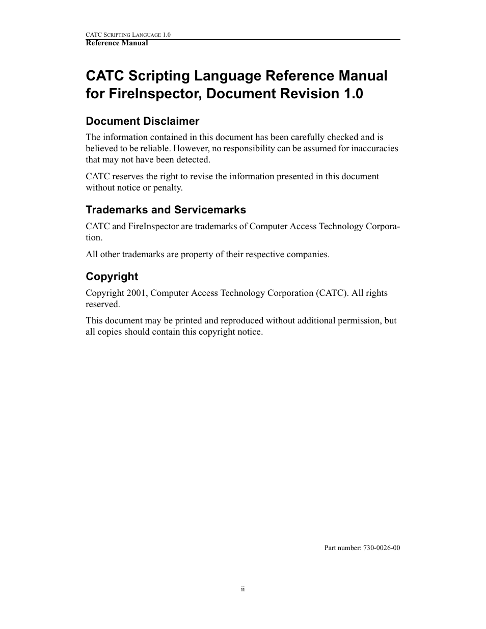 Document disclaimer, Trademarks and servicemarks, Copyright | Teledyne LeCroy FireInspector - File Based Decoding User Manual | Page 2 / 74
