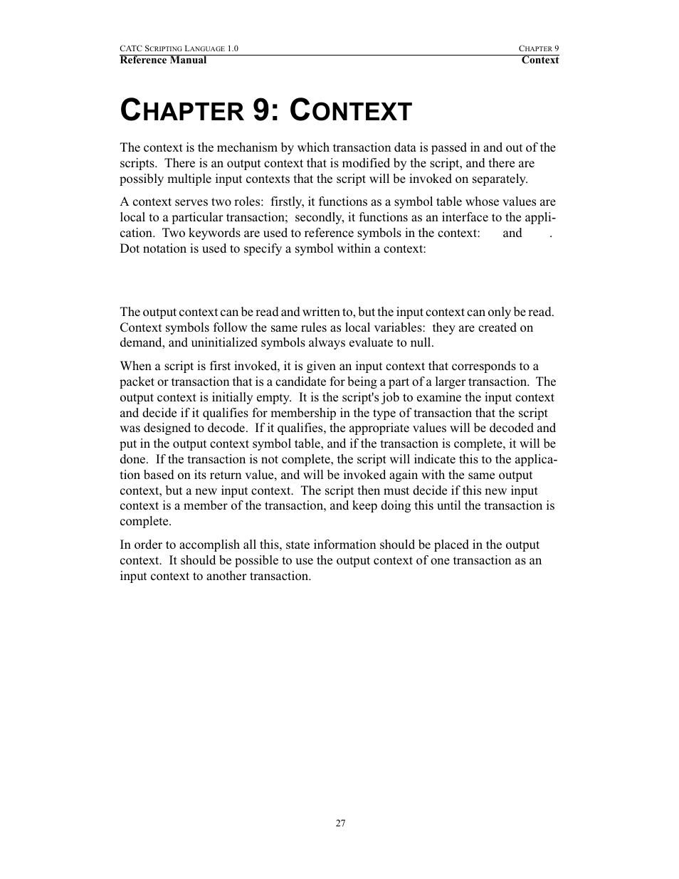 Chapter 9: context, 9 context, Hapter | Ontext | Teledyne LeCroy FireInspector - File Based Decoding User Manual | Page 33 / 74