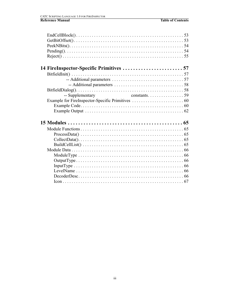 14 fireinspector-specific primitives, 15 modules | Teledyne LeCroy FireInspector - File Based Decoding User Manual | Page 5 / 74