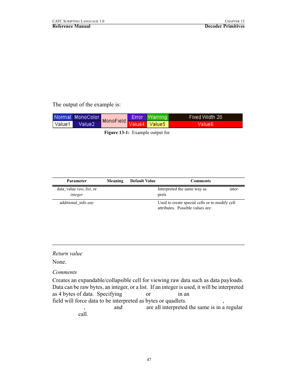 Adddatacell() | Teledyne LeCroy FireInspector - File Based Decoding User Manual | Page 53 / 74