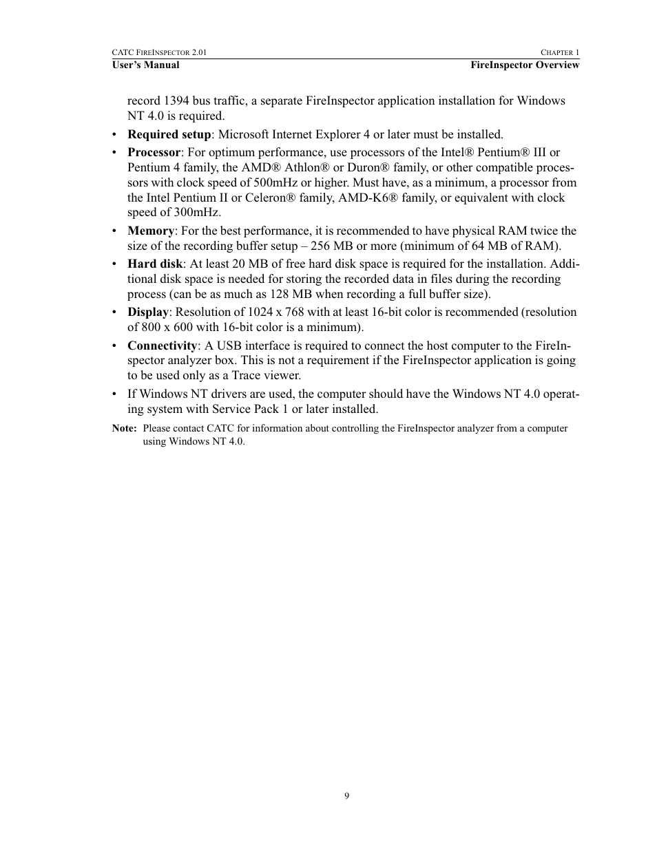 Teledyne LeCroy FireInspector - Users Manual User Manual | Page 19 / 147