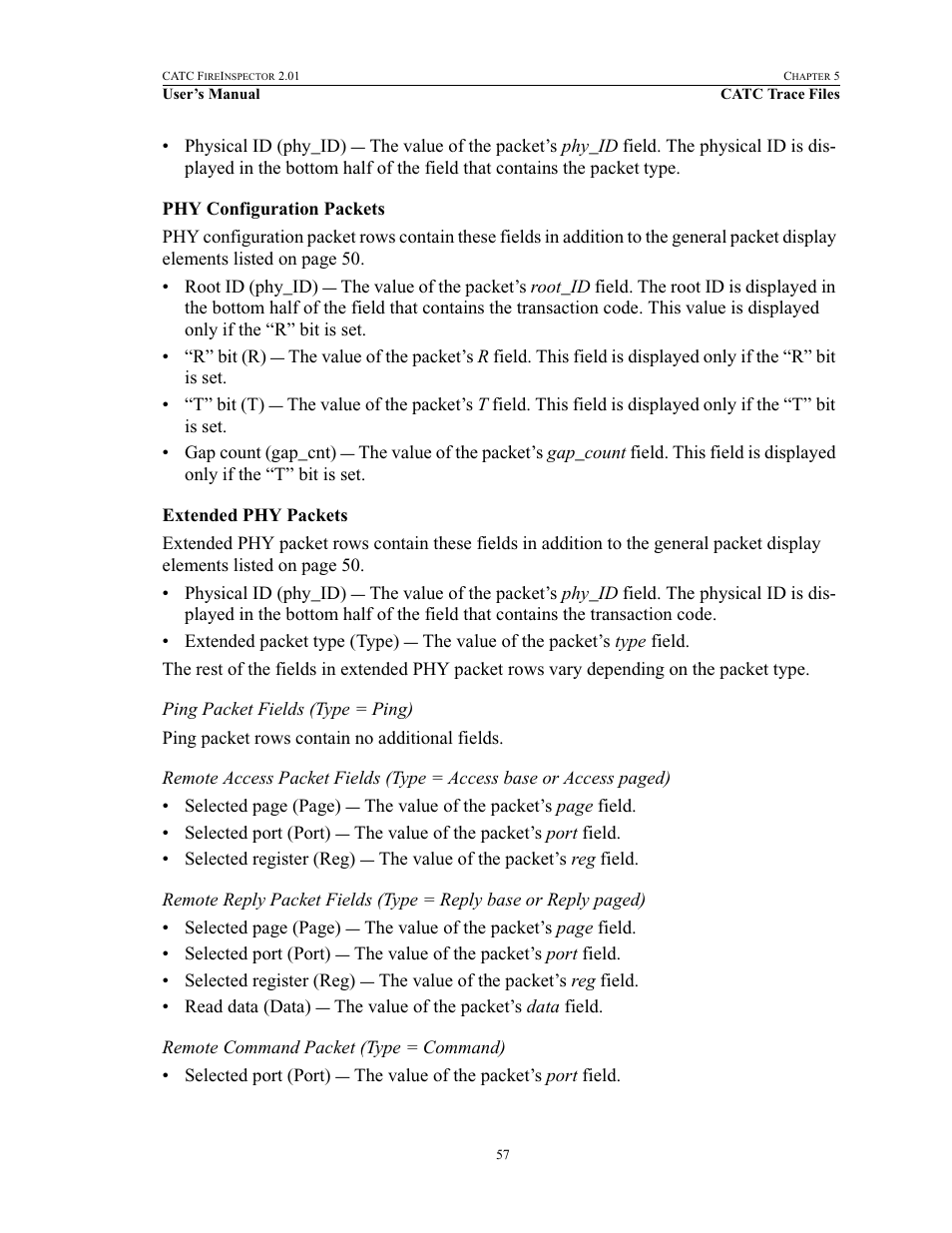 Teledyne LeCroy FireInspector - Users Manual User Manual | Page 67 / 147