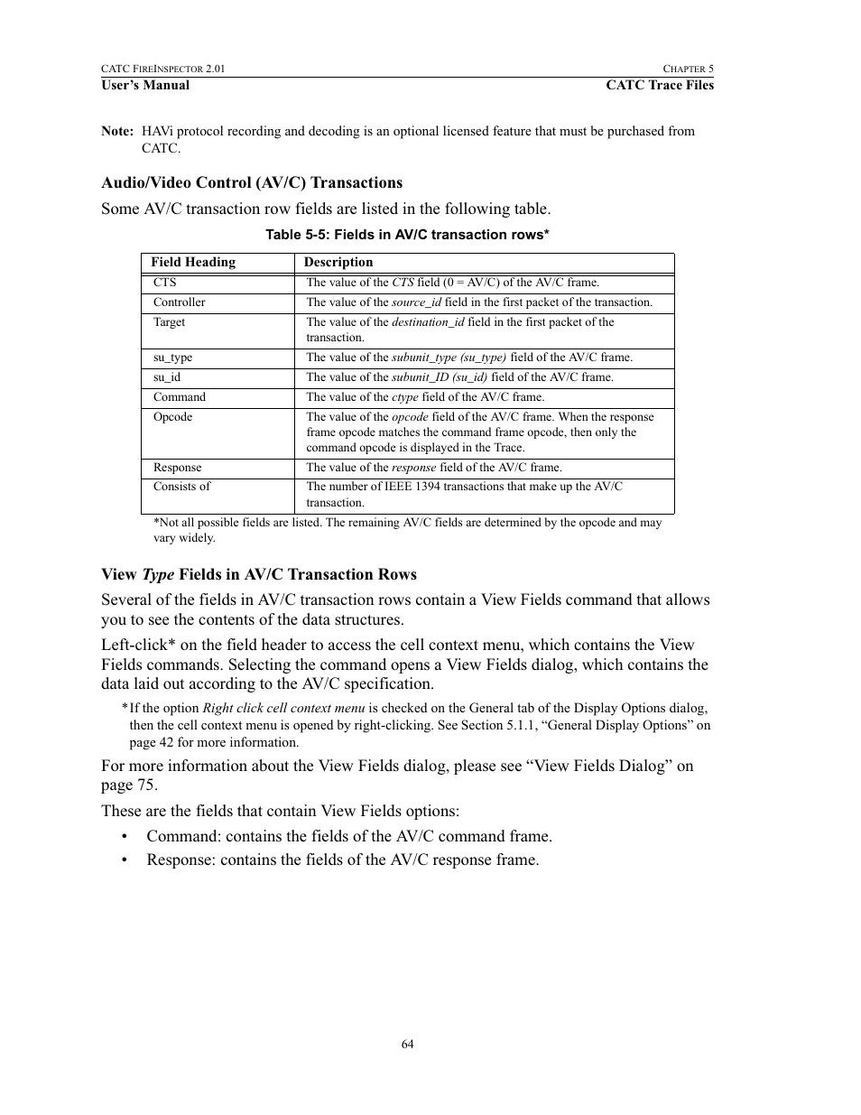 Teledyne LeCroy FireInspector - Users Manual User Manual | Page 74 / 147