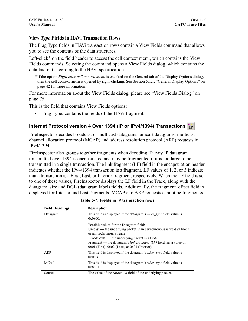 Teledyne LeCroy FireInspector - Users Manual User Manual | Page 76 / 147