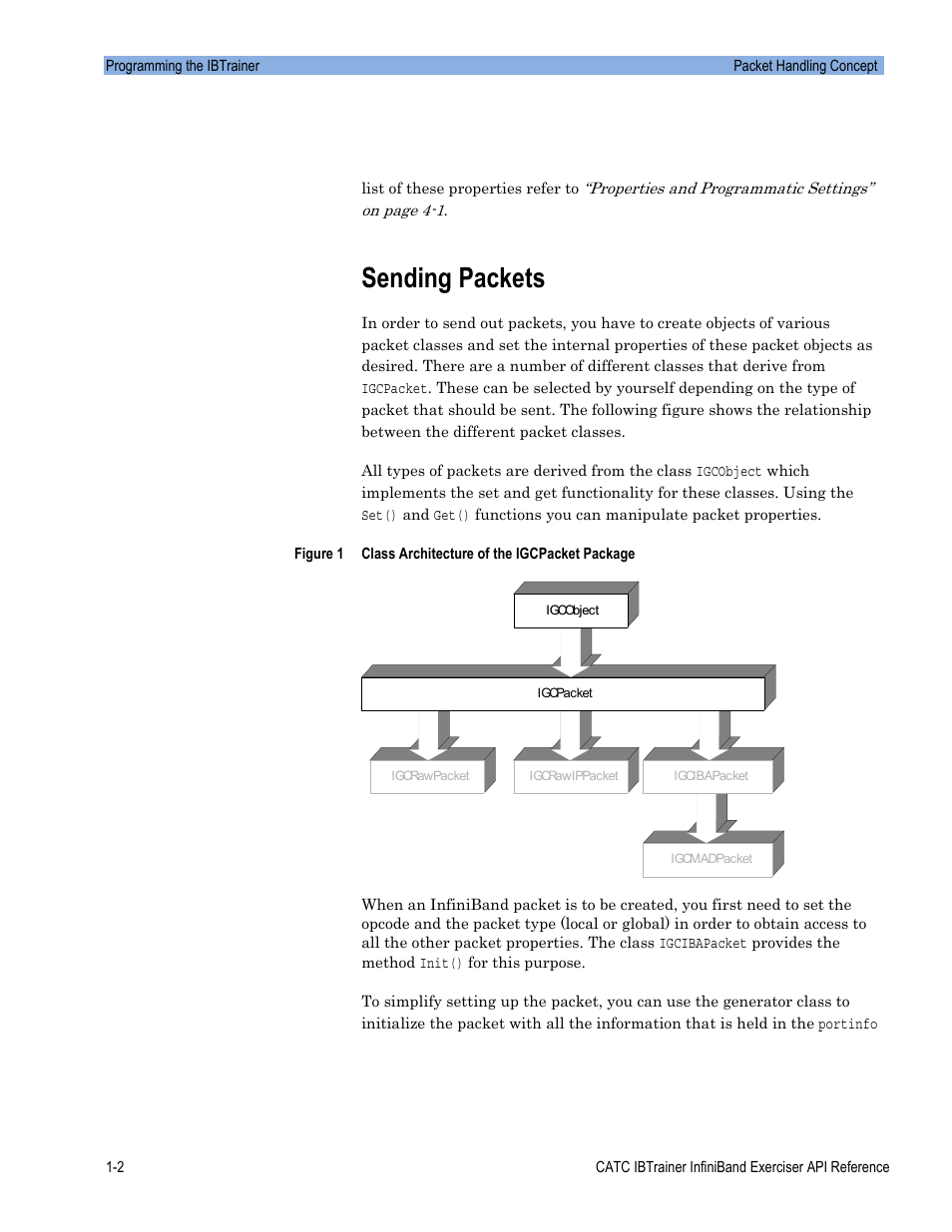 Sending packets | Teledyne LeCroy Automation API for IBTrainer Software Ver.2.0 User Manual | Page 12 / 167