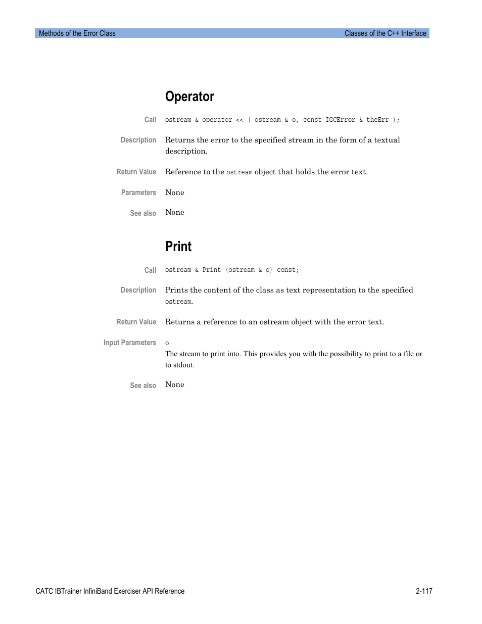 Operator, Print | Teledyne LeCroy Automation API for IBTrainer Software Ver.2.0 User Manual | Page 139 / 167