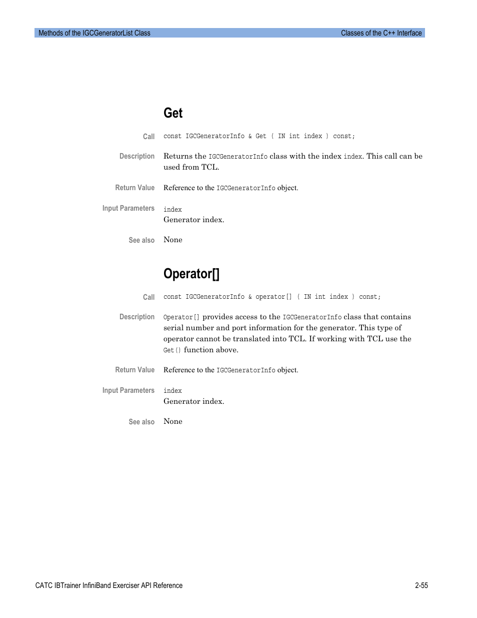 Operator | Teledyne LeCroy Automation API for IBTrainer Software Ver.2.0 User Manual | Page 77 / 167