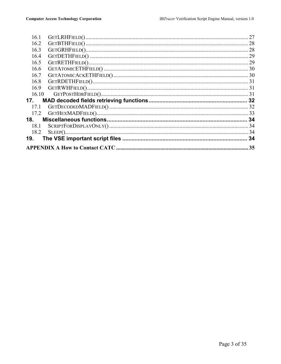 Teledyne LeCroy IBTracer 4X - IBTracer Verification Script Engine Users Manual User Manual | Page 3 / 35