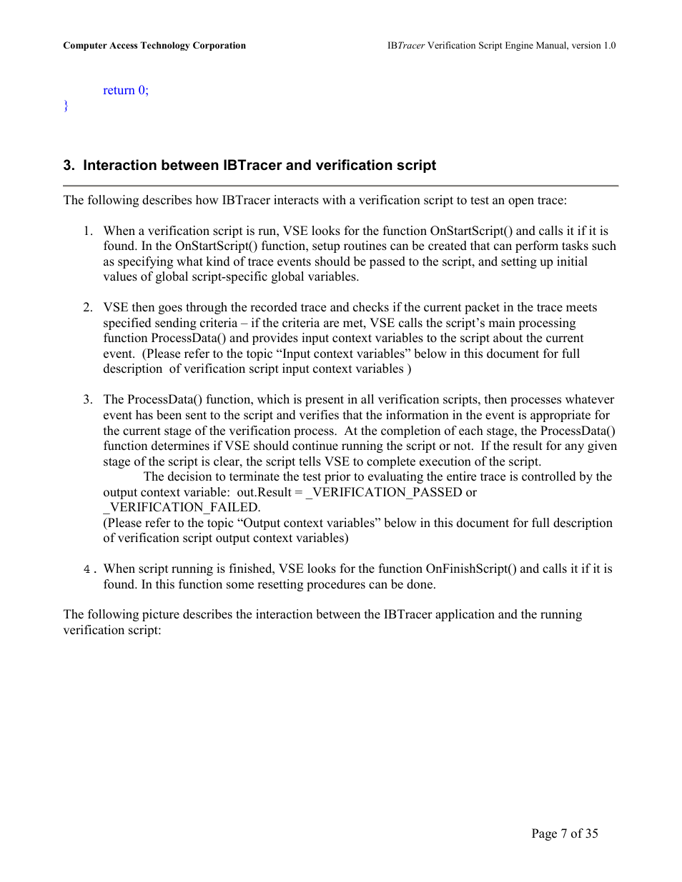 Teledyne LeCroy IBTracer 4X - IBTracer Verification Script Engine Users Manual User Manual | Page 7 / 35