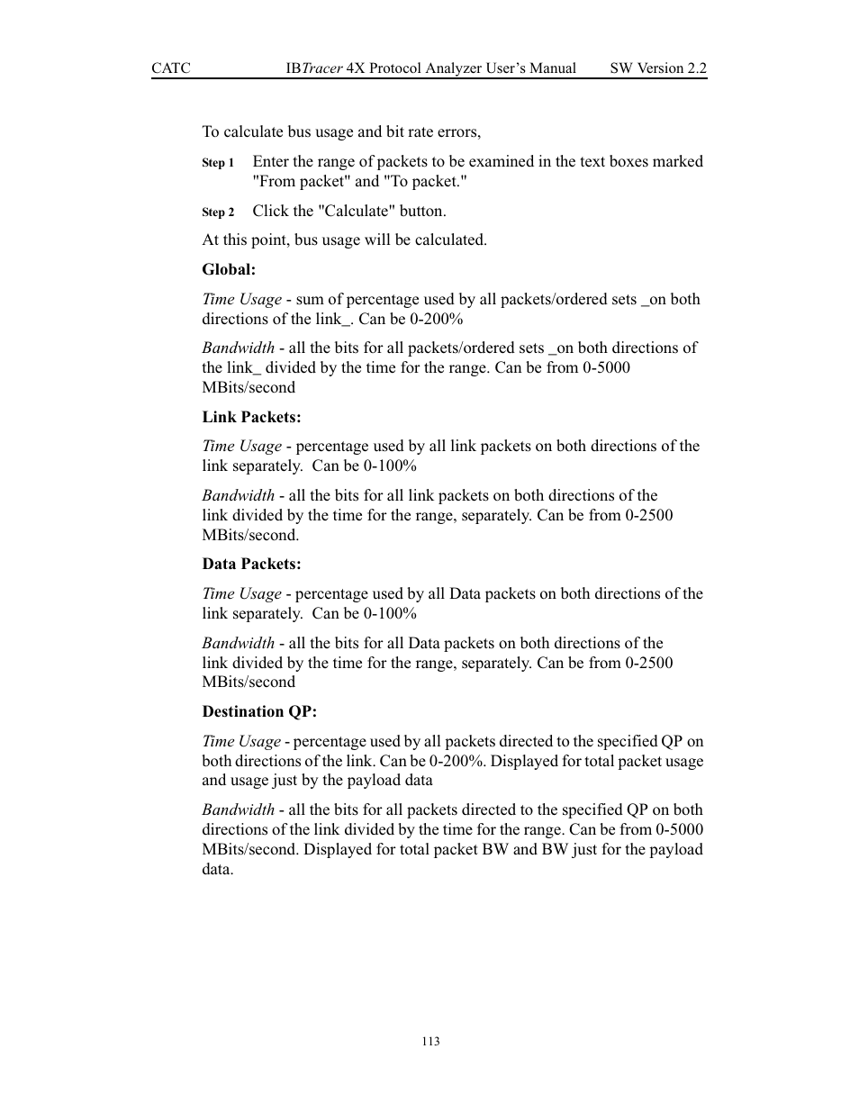 Teledyne LeCroy IBTracer 4X - Users Manual Ver.2.20 User Manual | Page 121 / 142