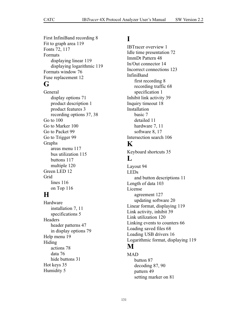 Teledyne LeCroy IBTracer 4X - Users Manual Ver.2.20 User Manual | Page 139 / 142