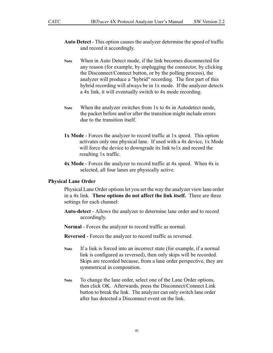 Physical lane order | Teledyne LeCroy IBTracer 4X - Users Manual Ver.2.20 User Manual | Page 49 / 142