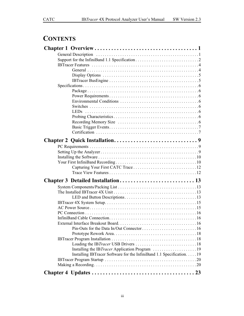 Teledyne LeCroy IBTracer 4X - Users Manual Ver.2.30 User Manual | Page 5 / 146