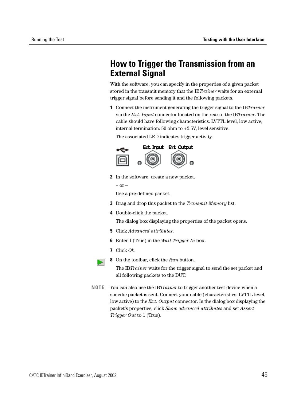 Teledyne LeCroy IBTrainer - IBTrainer Users Manual User Manual | Page 45 / 102