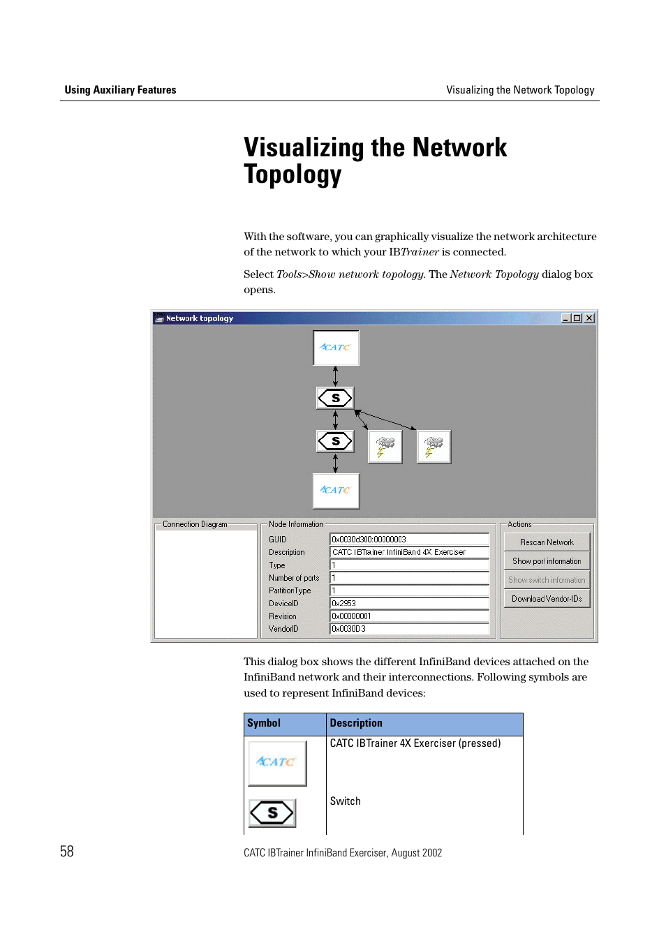 Visualizing the network topology | Teledyne LeCroy IBTrainer - IBTrainer Users Manual User Manual | Page 58 / 102