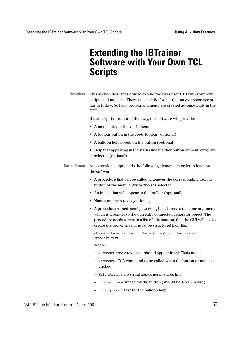 Teledyne LeCroy IBTrainer - IBTrainer Users Manual User Manual | Page 63 / 102