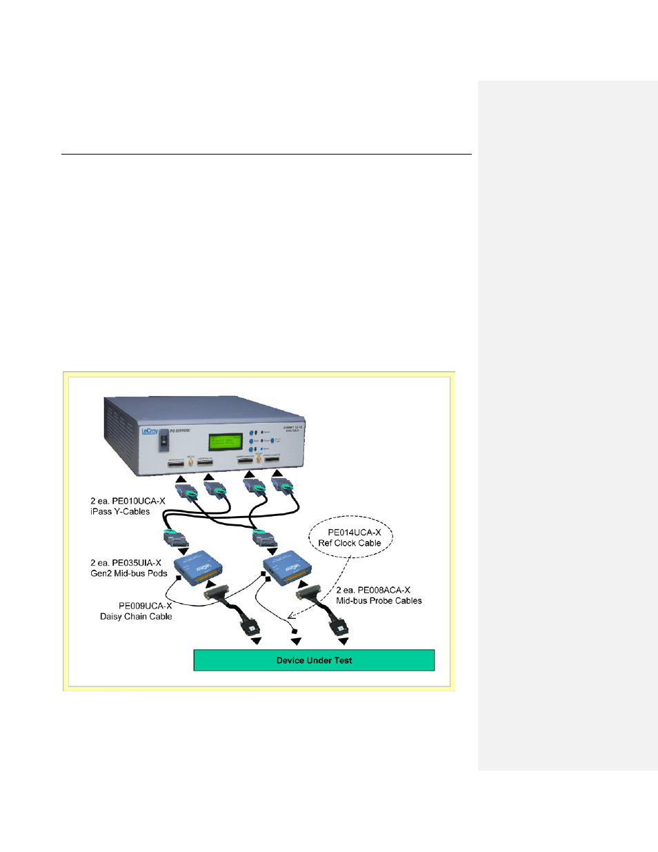 6 daisy chain cable (for x16 applications), Daisy chain cable (for x16 applications) | Teledyne LeCroy PCI Express 2.0 Mid-Bus Probe Ver.2.40 User Manual | Page 14 / 31