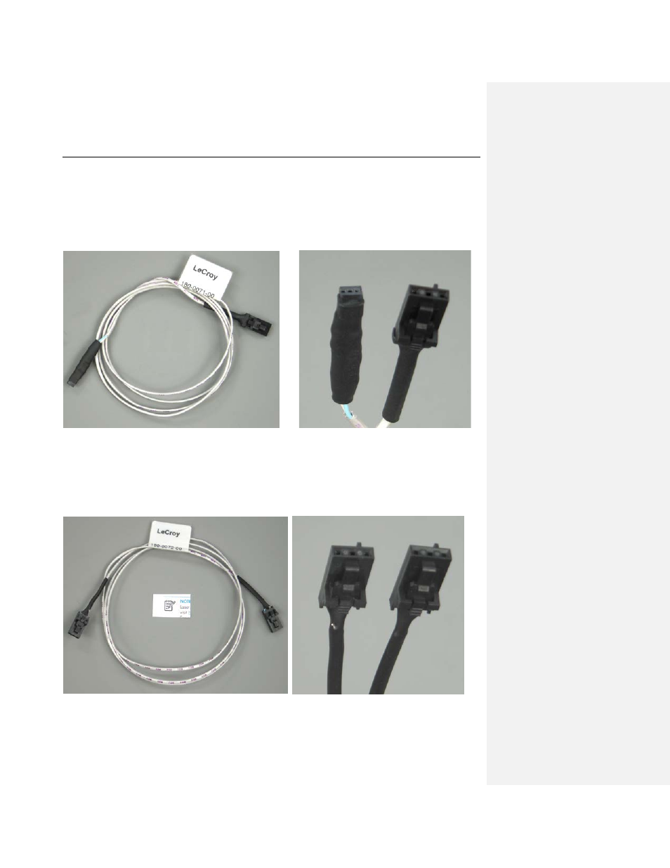 7 reference clock cable, 8 daisy chain cable, Reference clock cable | Daisy chain cable | Teledyne LeCroy PCI Express 2.0 Mid-Bus Probe Ver.2.40 User Manual | Page 27 / 31