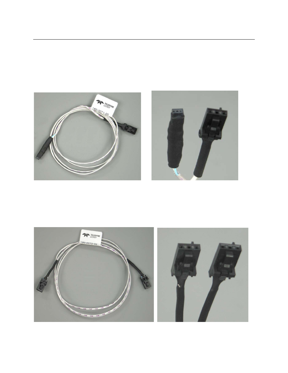 1 reference clock cable, 2 daisy chain cable, Reference clock cable | Daisy chain cable | Teledyne LeCroy PCI Express 3.0 Mid-Bus Probe User Manual | Page 31 / 35