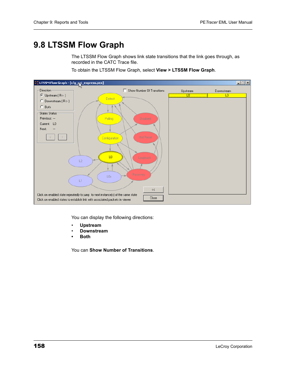 8 ltssm flow graph | Teledyne LeCroy PETracer EML Analyzer and Exerciser User Manual User Manual | Page 166 / 258