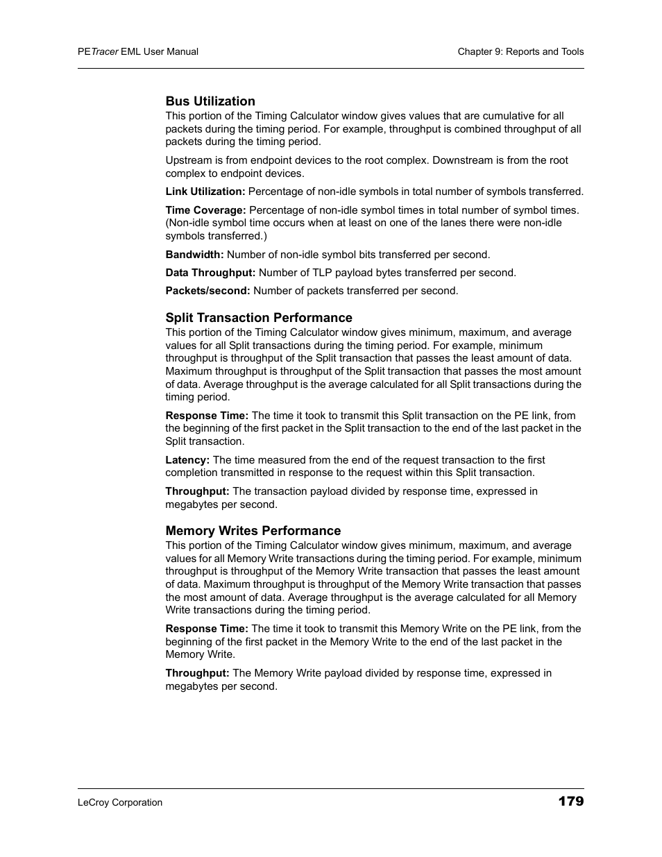 Teledyne LeCroy PETracer EML Analyzer and Exerciser User Manual User Manual | Page 187 / 258