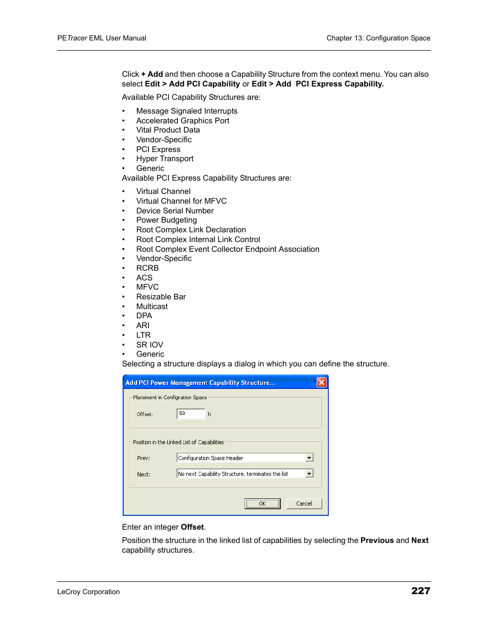 Teledyne LeCroy PETracer EML Analyzer and Exerciser User Manual User Manual | Page 235 / 258