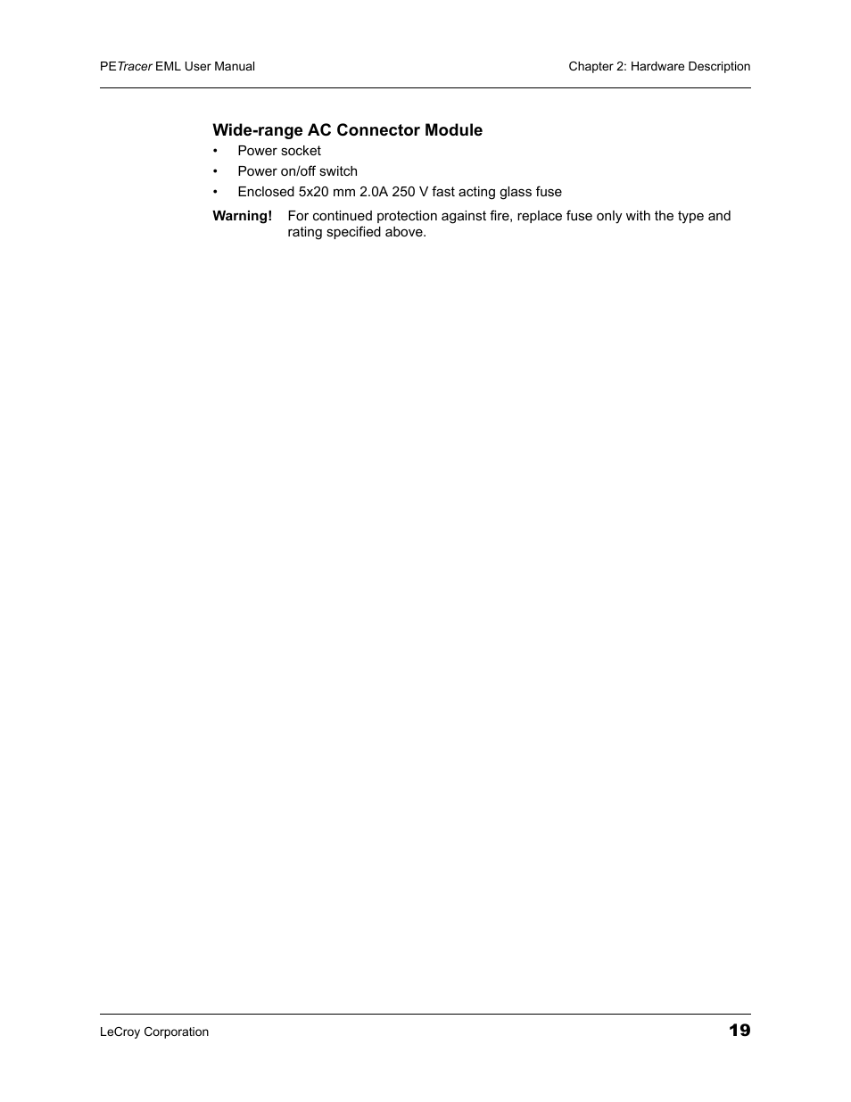 Teledyne LeCroy PETracer EML Analyzer and Exerciser User Manual User Manual | Page 27 / 258