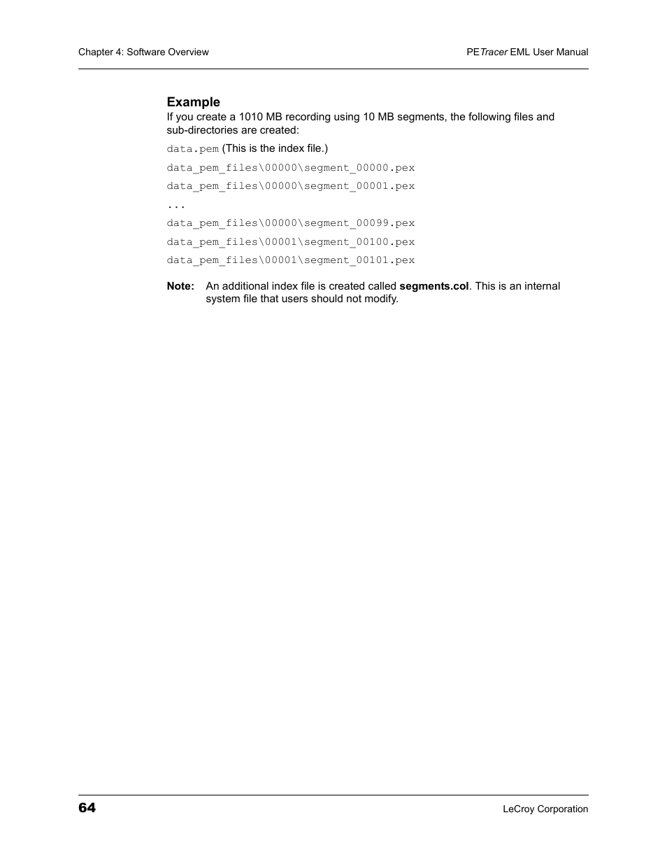 Teledyne LeCroy PETracer EML Analyzer and Exerciser User Manual User Manual | Page 72 / 258