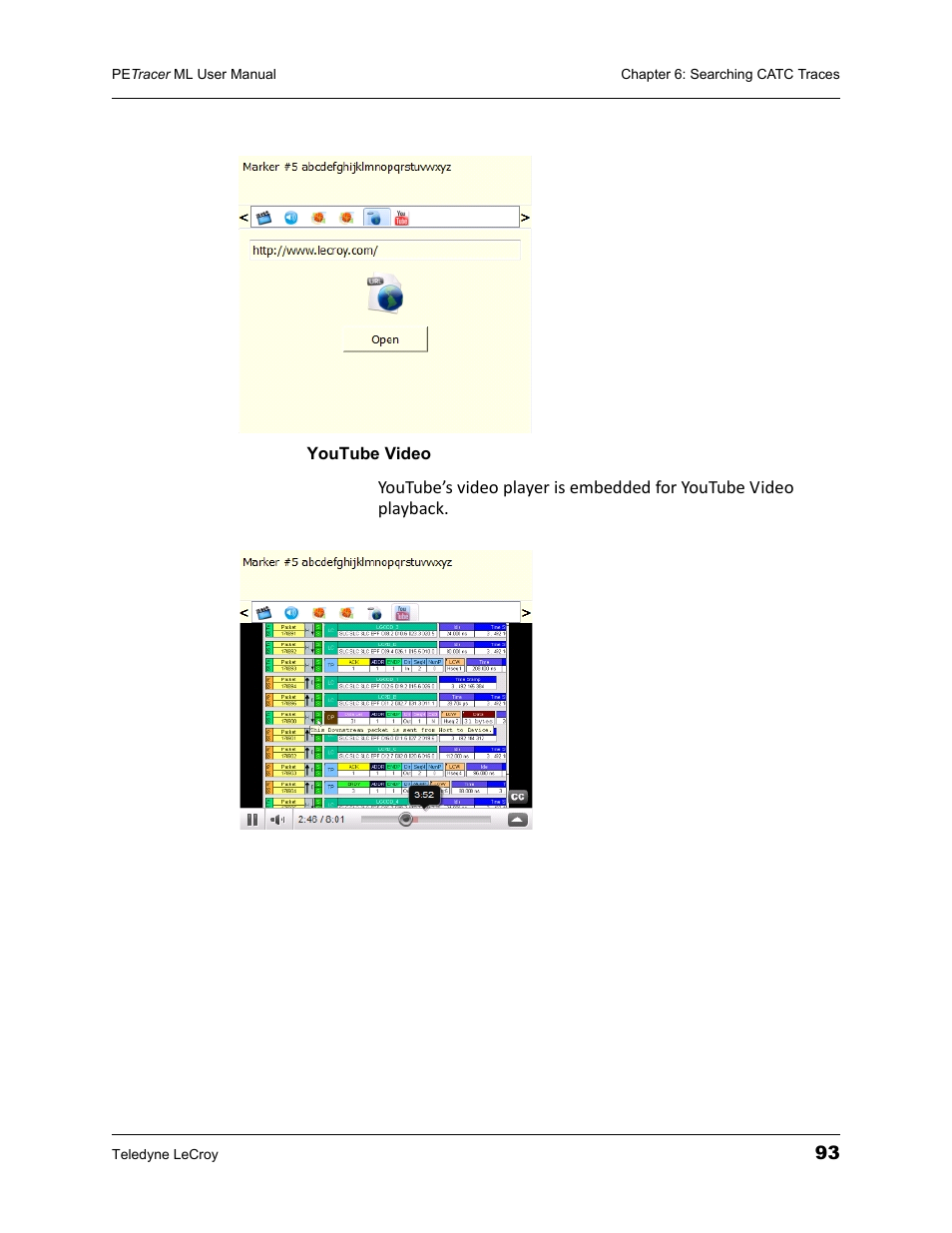 Youtube video | Teledyne LeCroy PETracer ML Analyzer and Exerciser User Manual User Manual | Page 101 / 274