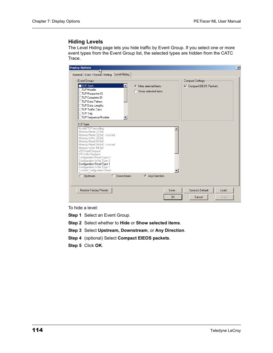 Teledyne LeCroy PETracer ML Analyzer and Exerciser User Manual User Manual | Page 122 / 274