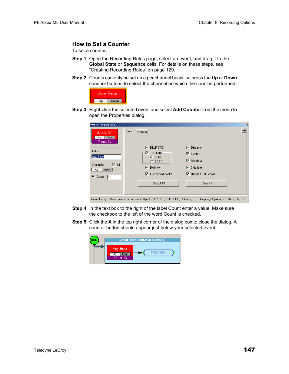 Teledyne LeCroy PETracer ML Analyzer and Exerciser User Manual User Manual | Page 155 / 274