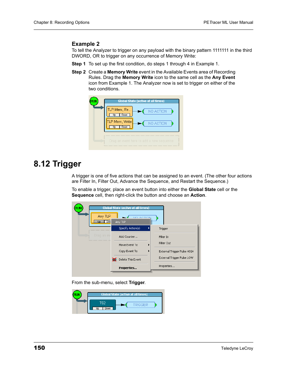 12 trigger | Teledyne LeCroy PETracer ML Analyzer and Exerciser User Manual User Manual | Page 158 / 274
