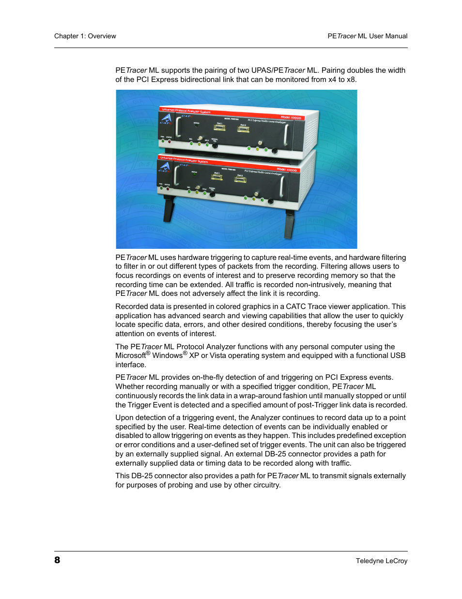 Teledyne LeCroy PETracer ML Analyzer and Exerciser User Manual User Manual | Page 16 / 274