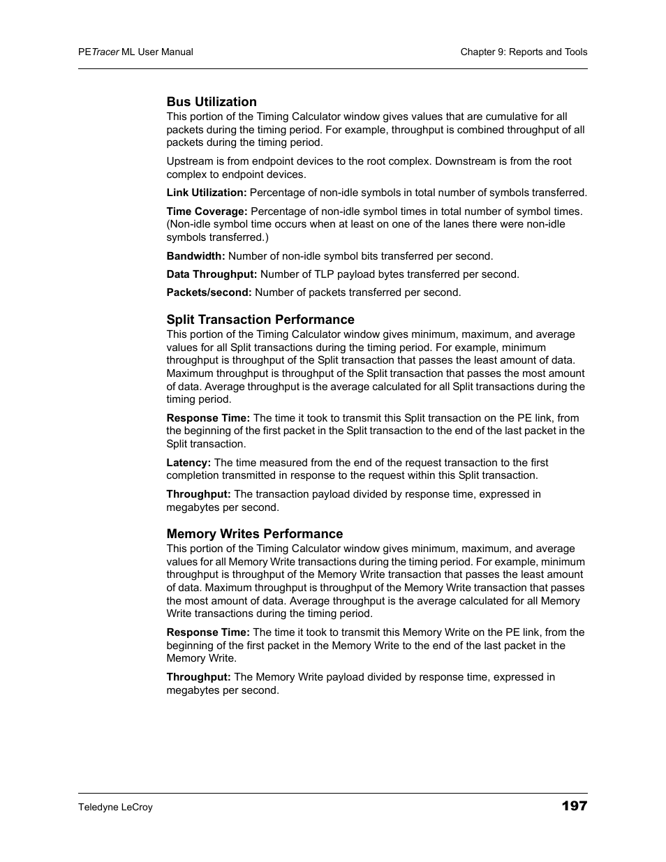 Teledyne LeCroy PETracer ML Analyzer and Exerciser User Manual User Manual | Page 205 / 274