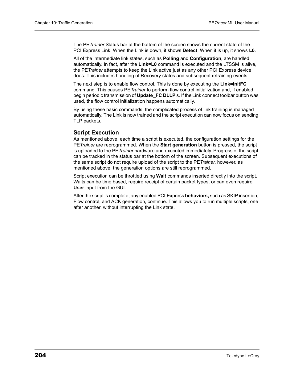 Teledyne LeCroy PETracer ML Analyzer and Exerciser User Manual User Manual | Page 212 / 274