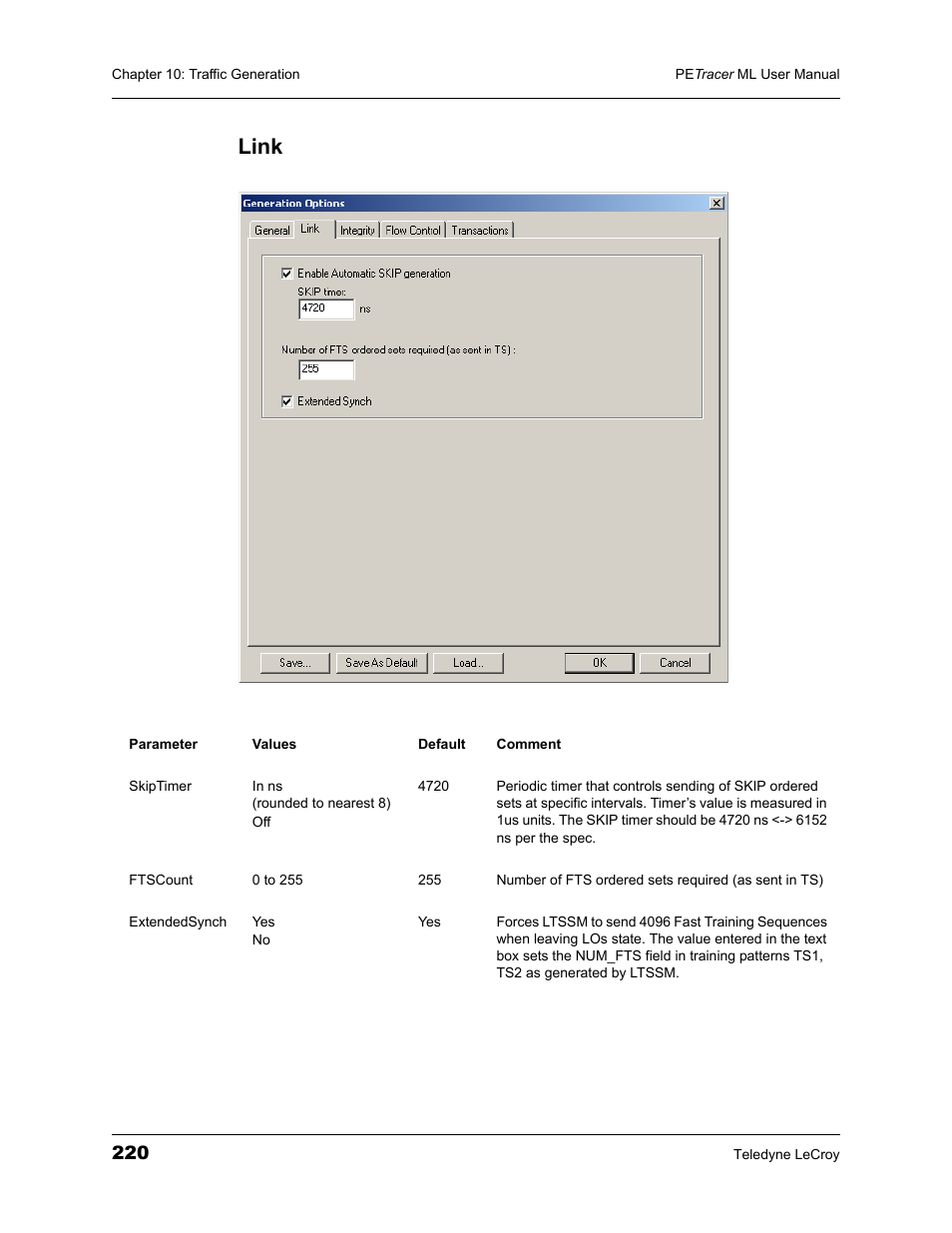Link | Teledyne LeCroy PETracer ML Analyzer and Exerciser User Manual User Manual | Page 228 / 274
