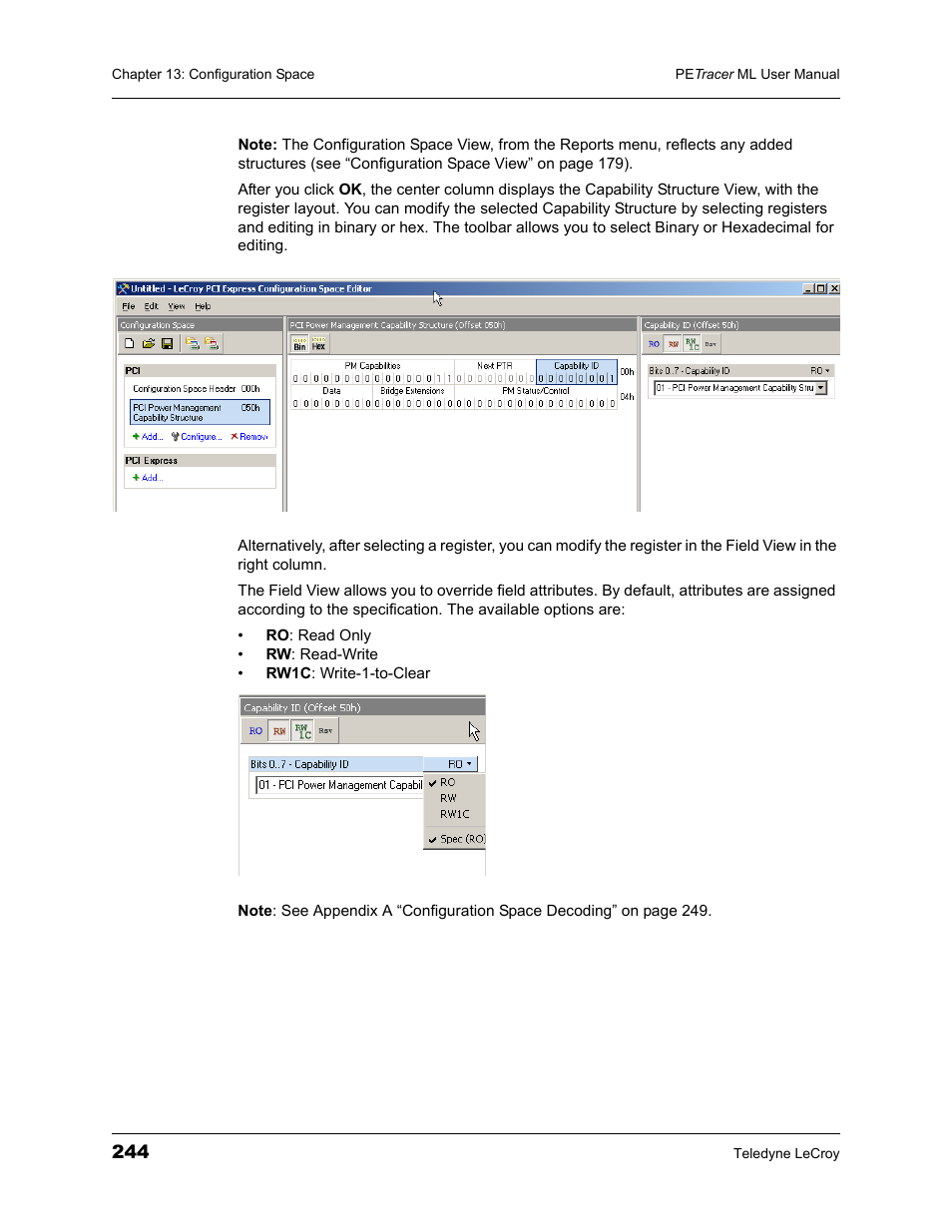 Teledyne LeCroy PETracer ML Analyzer and Exerciser User Manual User Manual | Page 252 / 274