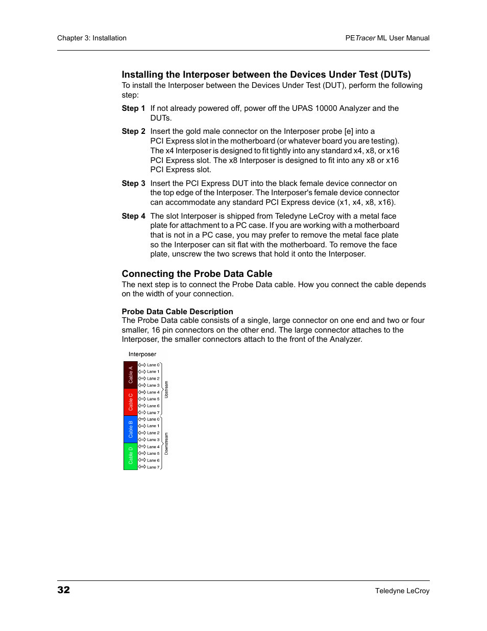 Teledyne LeCroy PETracer ML Analyzer and Exerciser User Manual User Manual | Page 40 / 274