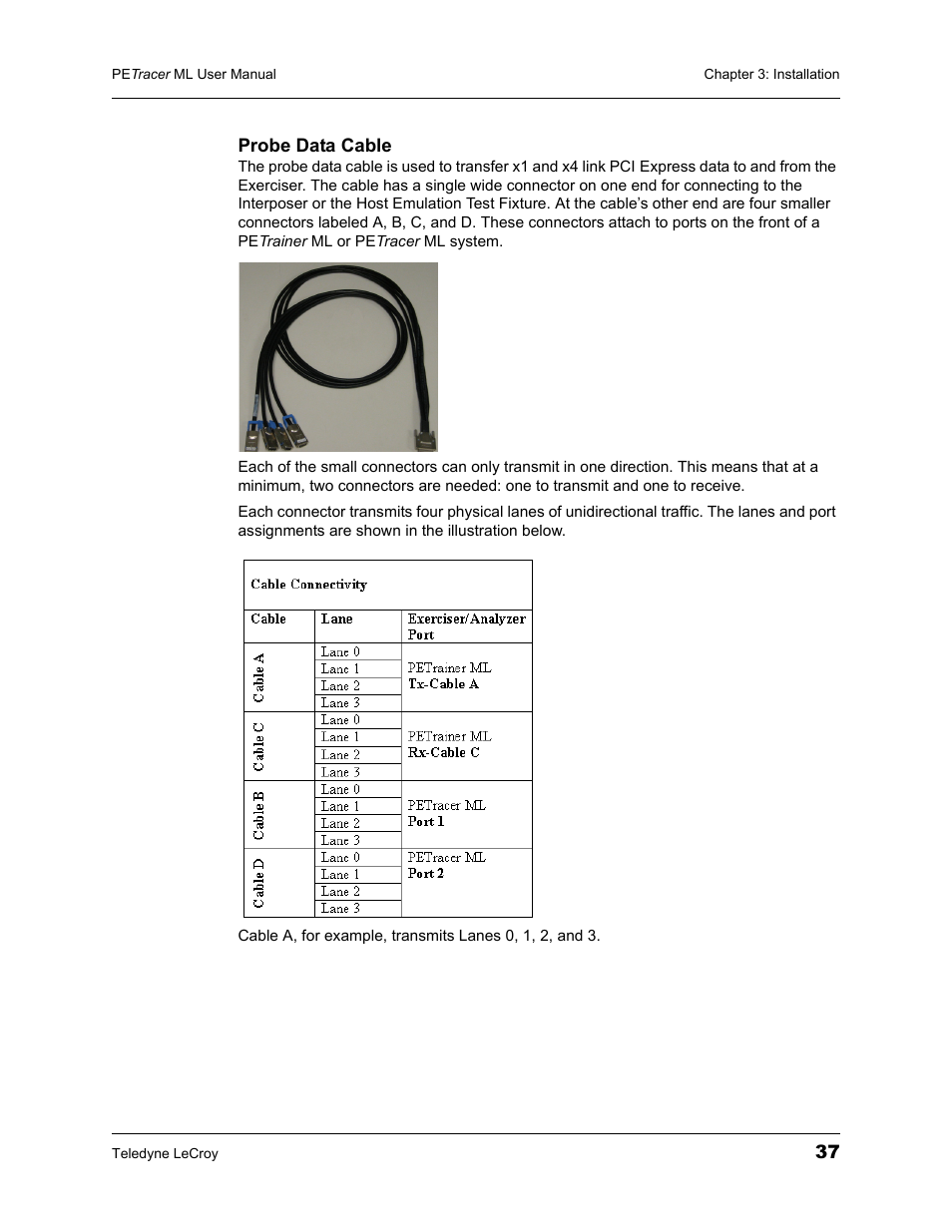 Teledyne LeCroy PETracer ML Analyzer and Exerciser User Manual User Manual | Page 45 / 274