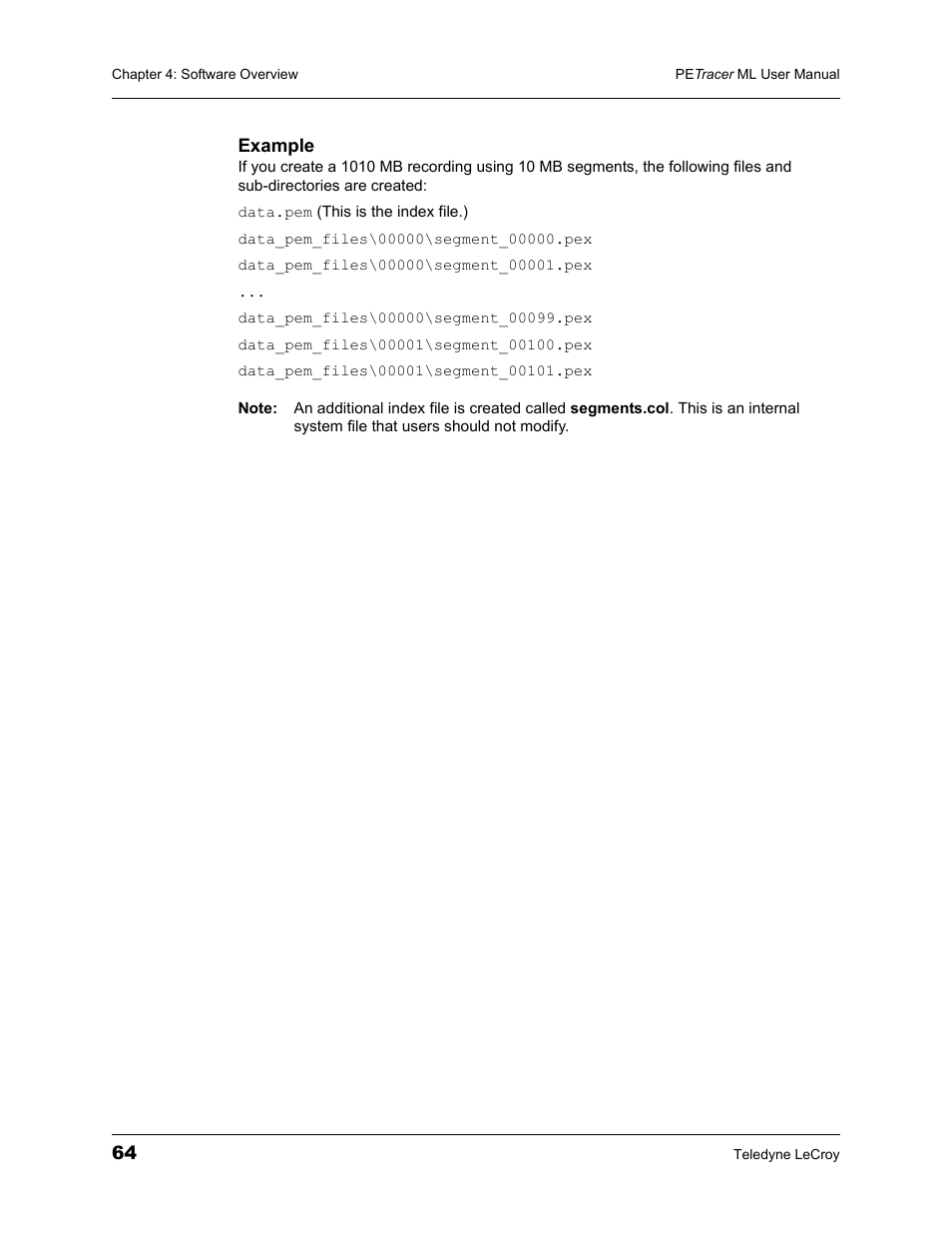 Teledyne LeCroy PETracer ML Analyzer and Exerciser User Manual User Manual | Page 72 / 274