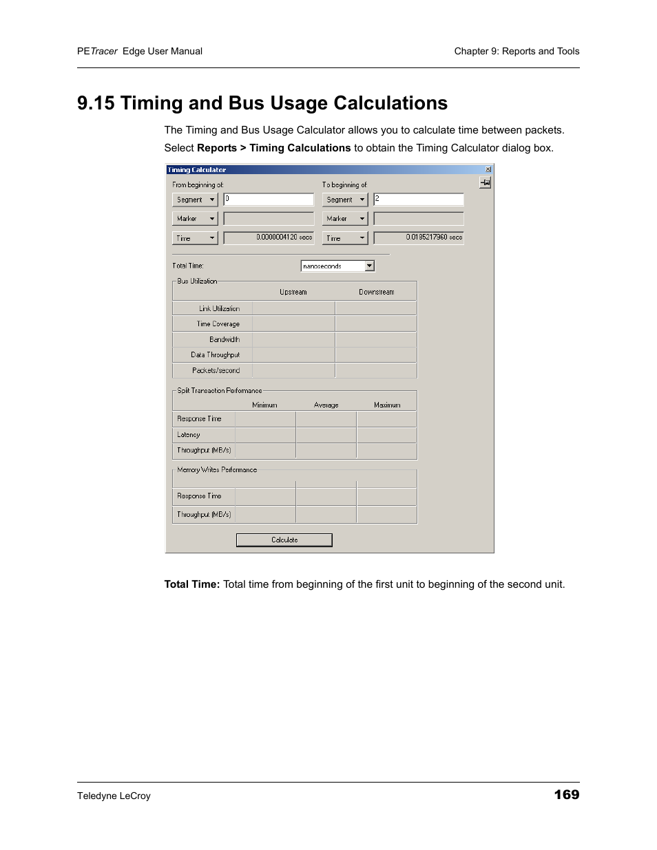 15 timing and bus usage calculations | Teledyne LeCroy PETracer PCI Express Edge User Manual User Manual | Page 177 / 196