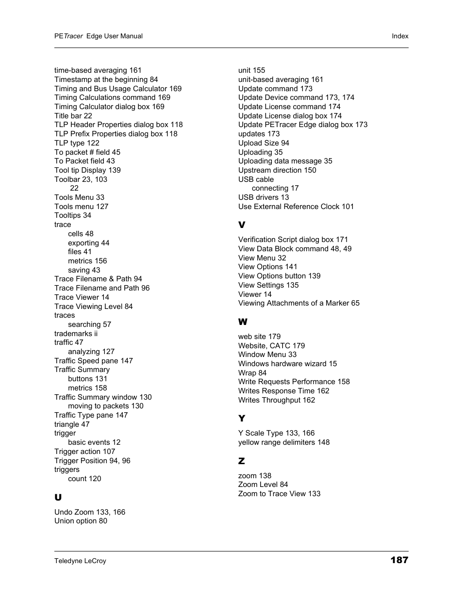 Teledyne LeCroy PETracer PCI Express Edge User Manual User Manual | Page 195 / 196
