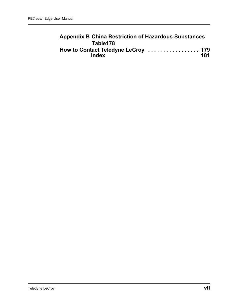 Teledyne LeCroy PETracer PCI Express Edge User Manual User Manual | Page 7 / 196