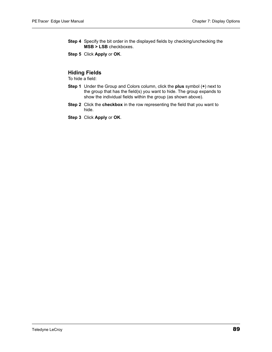 Teledyne LeCroy PETracer PCI Express Edge User Manual User Manual | Page 97 / 196